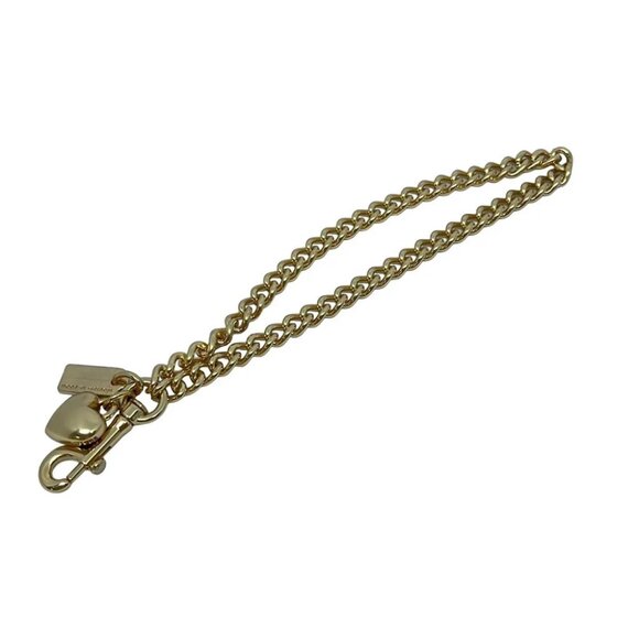 COACH - Gold Pink Multi Hardware Bag Charm - Picture 2 of 4